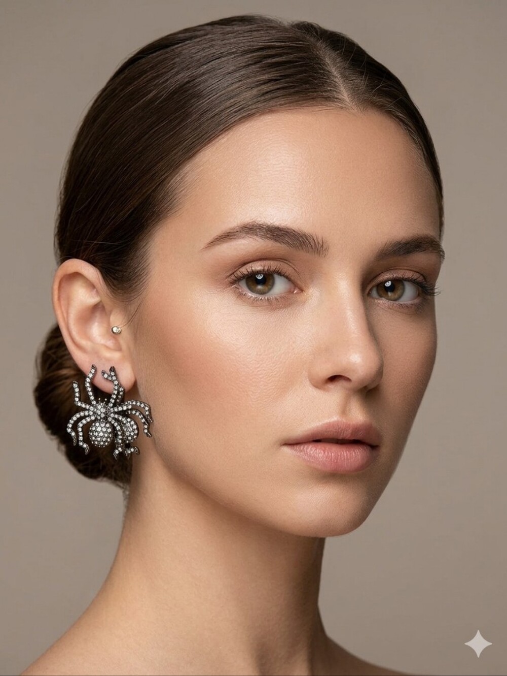 ART DECO INSPIRED SPIDER‎  FASHION DIAMOND EARRINGS